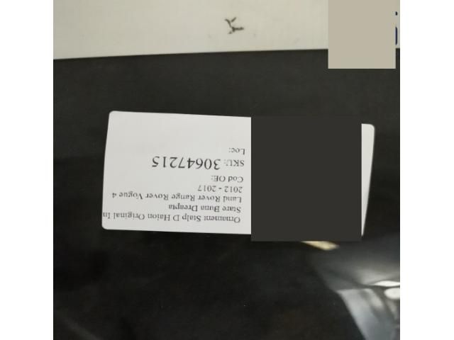 bontott LAND ROVER RANGE ROVER Bal D Oszlop Burkolat