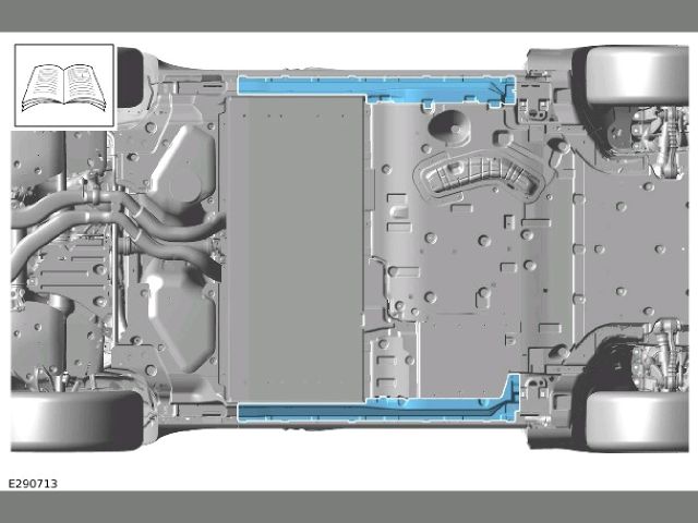 bontott LAND ROVER RANGE ROVER Bal első Belső Küszöb Burkolat