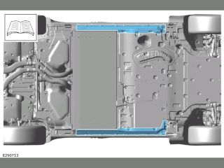 bontott LAND ROVER RANGE ROVER Bal első Belső Küszöb Burkolat