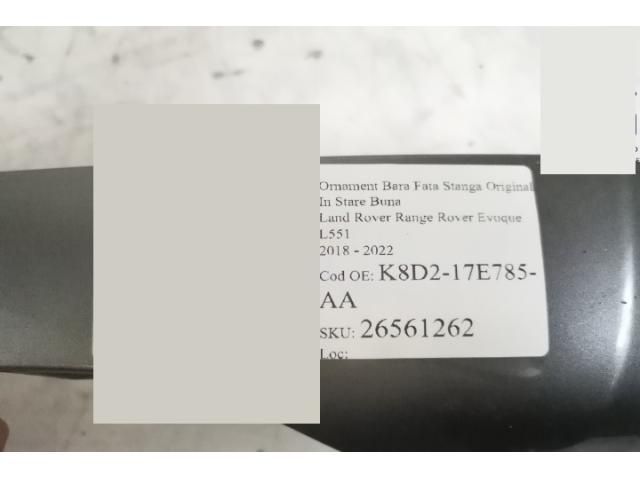 bontott LAND ROVER RANGE ROVER Bal első Lökhárító Díszléc