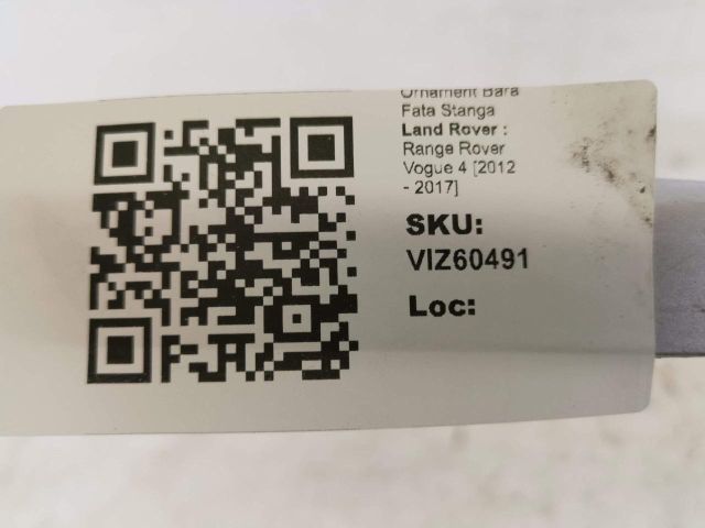 bontott LAND ROVER RANGE ROVER Bal első Lökhárító Díszléc