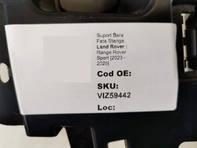 bontott LAND ROVER RANGE ROVER Bal első Lökhárító Tartó (Műanyag)