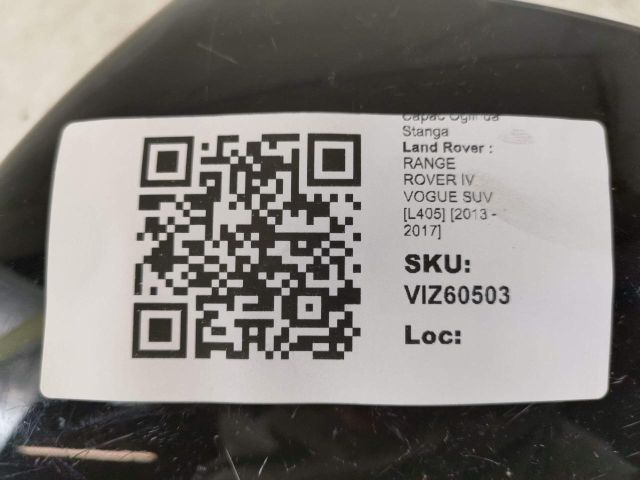 bontott LAND ROVER RANGE ROVER Bal Visszapillantó Tükör Burkolat