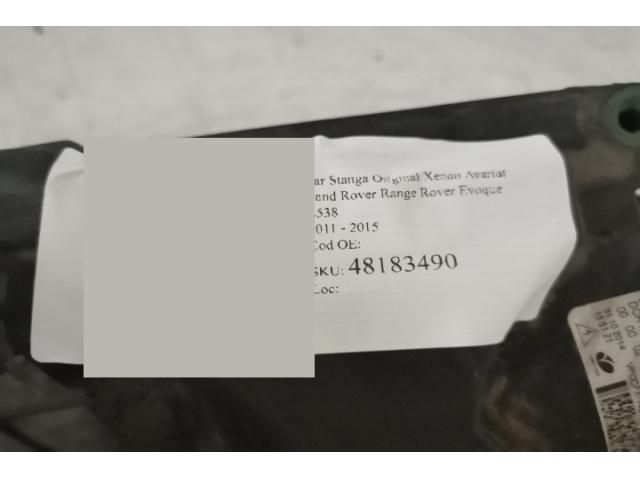 bontott LAND ROVER RANGE ROVER Bal Xenon Fényszóró