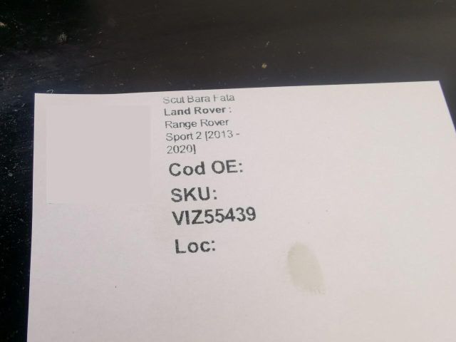 bontott LAND ROVER RANGE ROVER Első Lökhárító Alsó Tálca