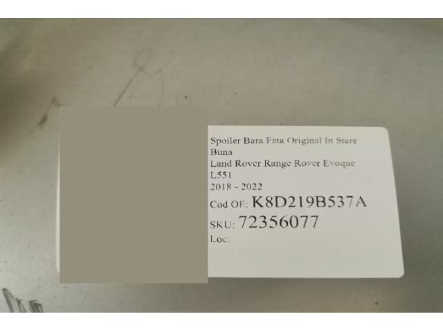 bontott LAND ROVER RANGE ROVER Első Lökhárító Légterelő