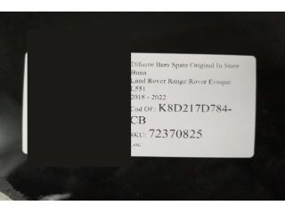 bontott LAND ROVER RANGE ROVER Hátsó Lökhárító Alsó (Műanyag)