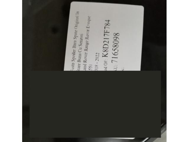 bontott LAND ROVER RANGE ROVER Hátsó Lökhárító Alsó (Műanyag)