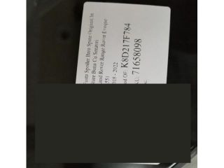 bontott LAND ROVER RANGE ROVER Hátsó Lökhárító Alsó (Műanyag)