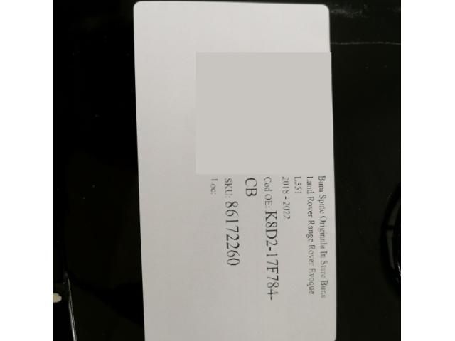 bontott LAND ROVER RANGE ROVER Hátsó Lökhárító Díszléc