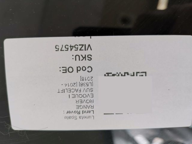 bontott LAND ROVER RANGE ROVER Hátsó Szélvédő