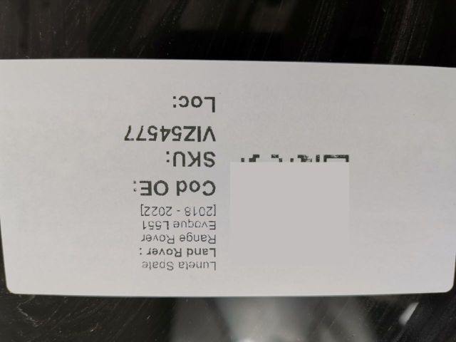 bontott LAND ROVER RANGE ROVER Hátsó Szélvédő