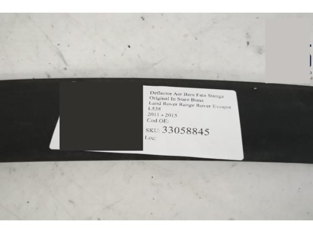 bontott LAND ROVER RANGE ROVER Intercooler Légterelő