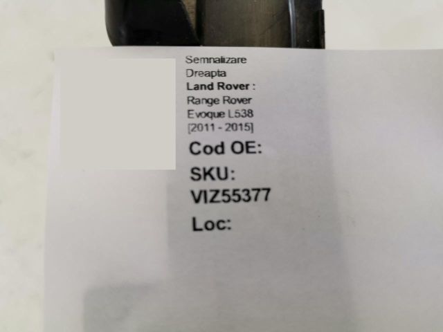 bontott LAND ROVER RANGE ROVER Jobb első Irányjelző