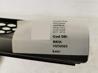 bontott LAND ROVER RANGE ROVER Jobb első Sárvédő Díszléc