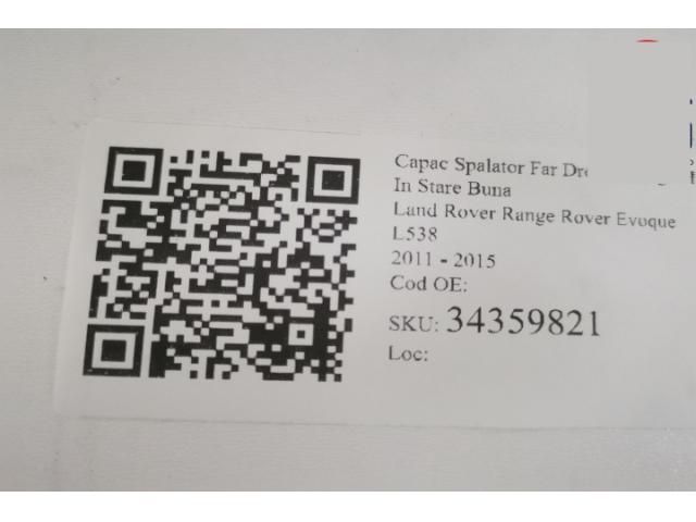 bontott LAND ROVER RANGE ROVER Jobb Fényszórómosó Fedél