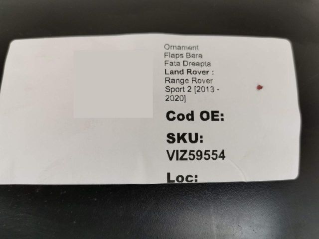 bontott LAND ROVER RANGE ROVER Jobb hátsó Lökhárító Díszléc
