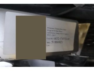 bontott LAND ROVER RANGE ROVER Jobb hátsó Lökhárító Díszléc