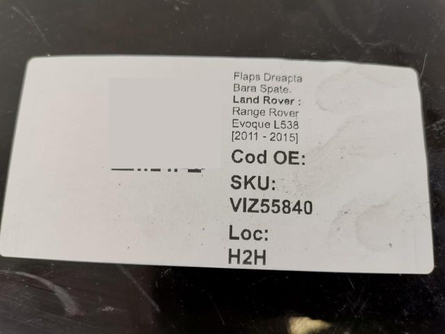 bontott LAND ROVER RANGE ROVER Jobb hátsó Oldal Lökhárító Tartó (Műanyag)