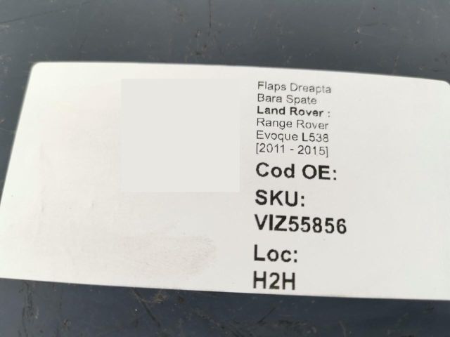 bontott LAND ROVER RANGE ROVER Jobb hátsó Oldal Lökhárító Tartó (Műanyag)