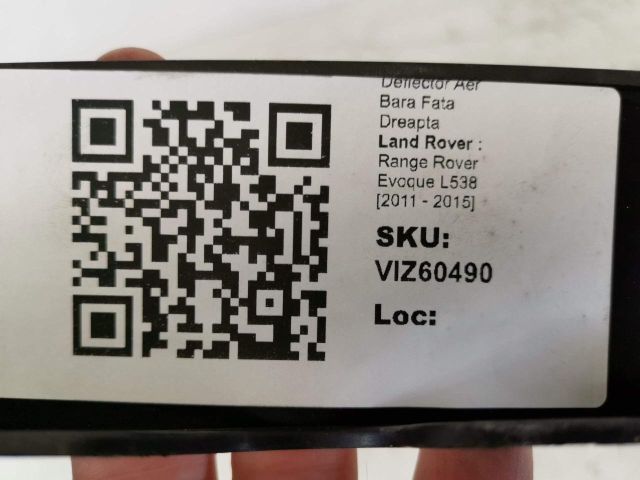 bontott LAND ROVER RANGE ROVER Jobb Hűtő Légterelő