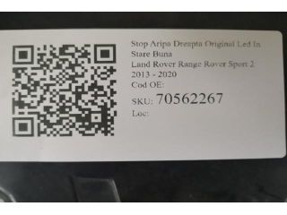 bontott LAND ROVER RANGE ROVER Jobb Külső Hátsó Lámpa