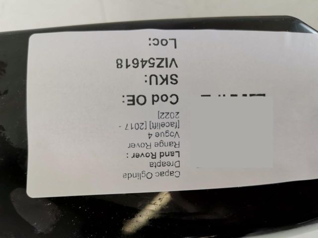 bontott LAND ROVER RANGE ROVER Jobb Visszapillantó Tükör Burkolat