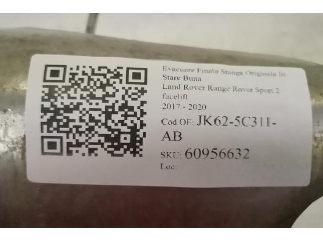 bontott LAND ROVER RANGE ROVER Kipufogó Közösítő