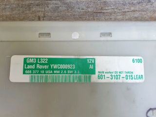 bontott LAND ROVER RANGE ROVER Komfort Elektronika