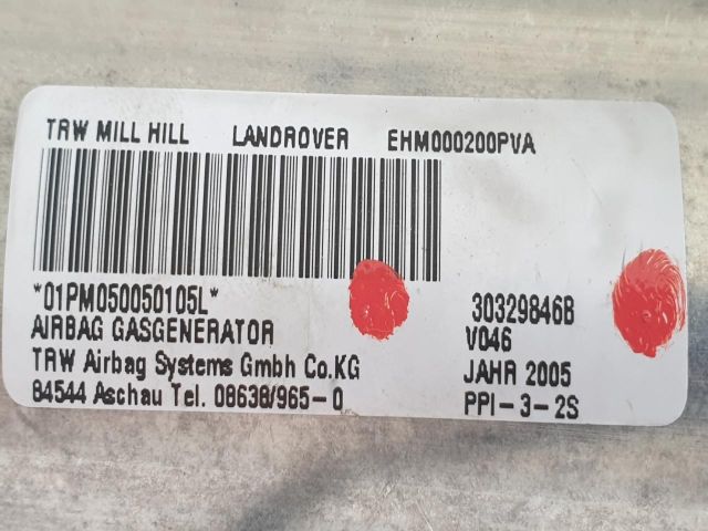 bontott LAND ROVER RANGE ROVER Utasoldali Légzsák