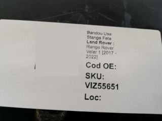 bontott LAND ROVER RANGE ROVER VELAR Bal első Ajtó Díszléc