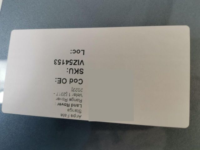 bontott LAND ROVER RANGE ROVER VELAR Bal első Sárvédő