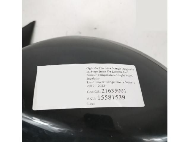 bontott LAND ROVER RANGE ROVER VELAR Bal Visszapillantó Tükör (Elektromos)