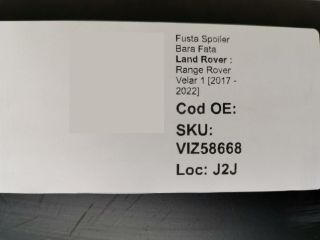 bontott LAND ROVER RANGE ROVER VELAR Első Lökhárító Alsó (Műanyag)