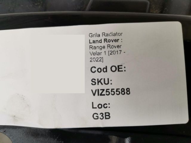 bontott LAND ROVER RANGE ROVER VELAR Hűtőrács