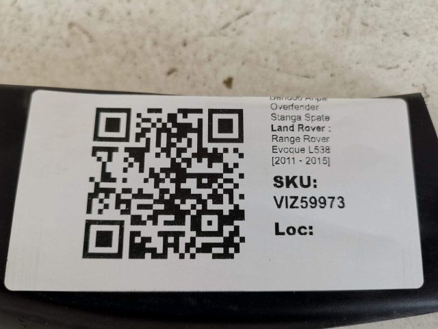 bontott LAND ROVER RANGE ROVER VELAR Hűtőrács