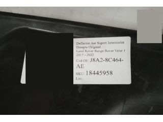 bontott LAND ROVER RANGE ROVER VELAR Intercooler Légterelő