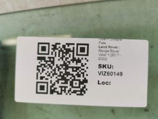 bontott LAND ROVER RANGE ROVER VELAR Jobb első Ablak