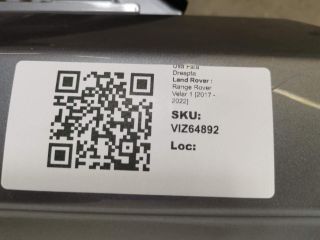 bontott LAND ROVER RANGE ROVER VELAR Jobb első Ajtó (Üres lemez)