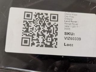 bontott LAND ROVER RANGE ROVER VELAR Jobb első Küszöb Díszléc