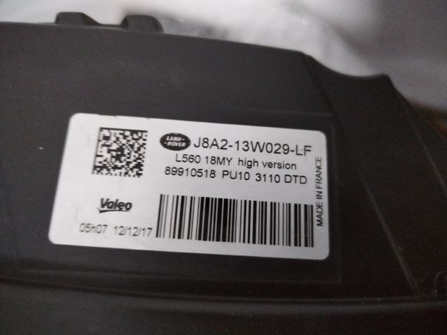 bontott LAND ROVER RANGE ROVER VELAR Jobb Fényszóró