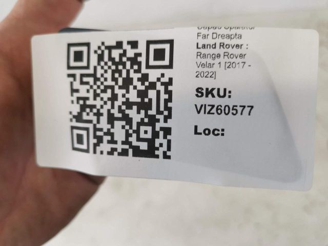 bontott LAND ROVER RANGE ROVER VELAR Jobb Fényszórómosó Fedél