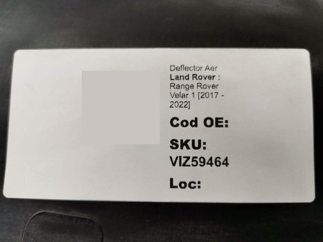 bontott LAND ROVER RANGE ROVER VELAR Légterelő