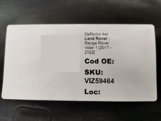 bontott LAND ROVER RANGE ROVER VELAR Légterelő