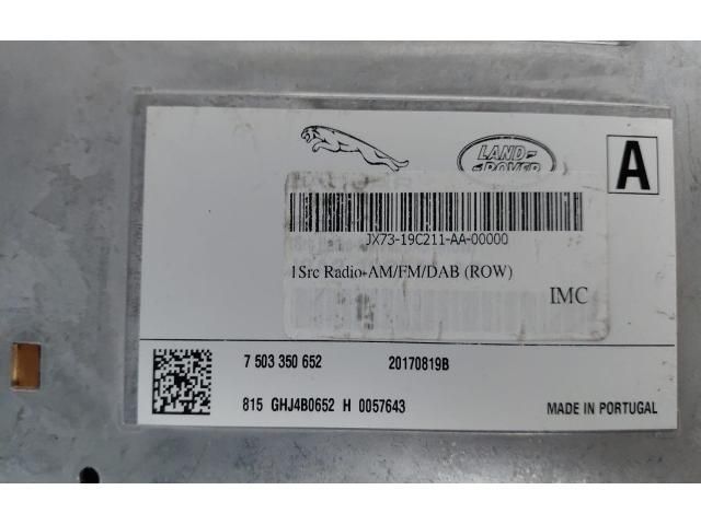 bontott LAND ROVER RANGE ROVER VELAR Navigációs Fejegység