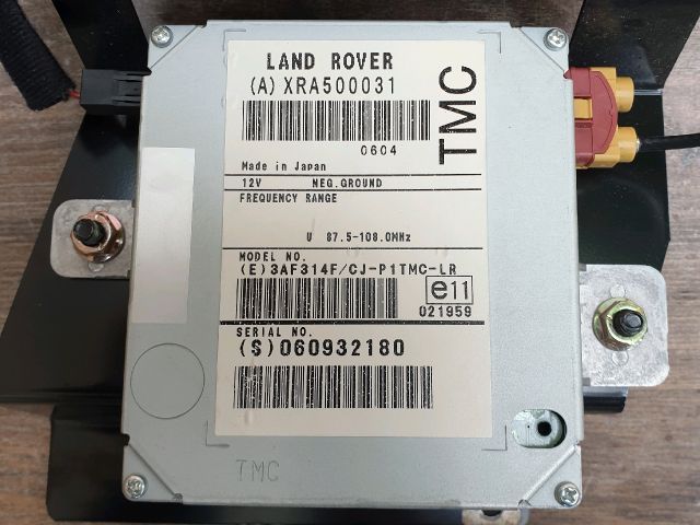 bontott LAND ROVER RANGE ROVER Video Elektronika