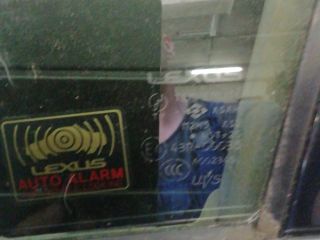 bontott LEXUS GS Bal első Ablak