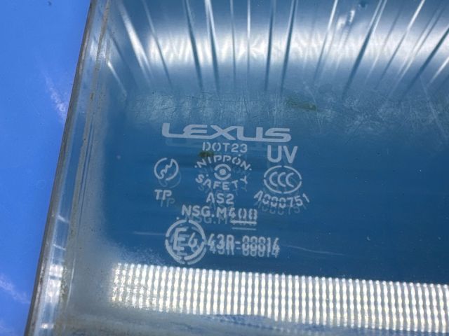 bontott LEXUS GS Jobb hátsó Ablak