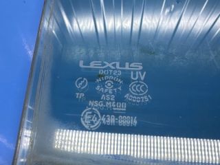 bontott LEXUS GS Jobb hátsó Ablak