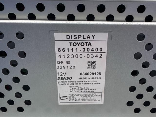 bontott LEXUS GS Multifunkciós Kijelző